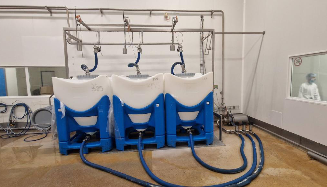 Poste de lavage des cuves mobiles vue 2