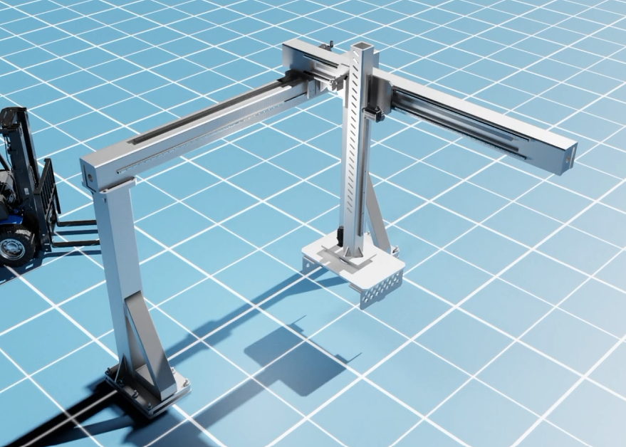 Modèle 3D du robot cartésien 5 axes